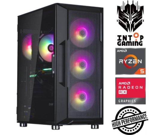 INTOP Ryzen 5 3600 16GB 1TB SSD M.2 NVME RX6600 8GB no-OS