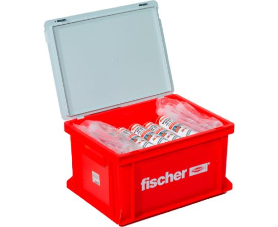 fischer Advantage Box Injection Mortar FIS VL 300 T HWK G (grey, 20 cartridges with 300ml each, in a case)
