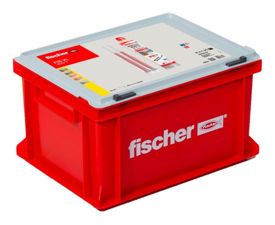 fischer Advantage Box Injection Mortar FIS VL 300 T HWK G (grey, 20 cartridges with 300ml each, in a case)