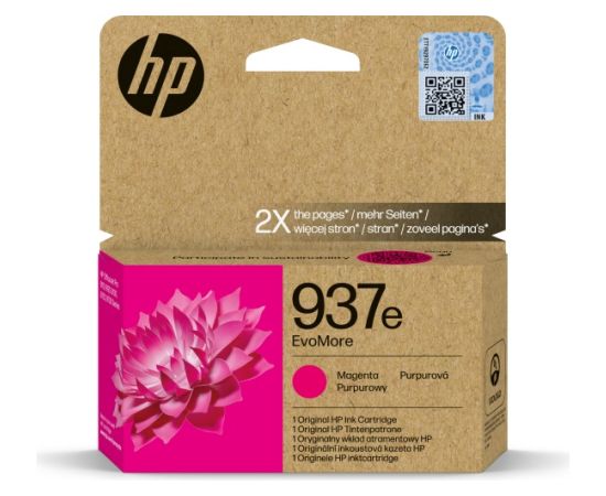 HP 937e EvoMore (4S6W7NE) Ink Cartridge, Magenta