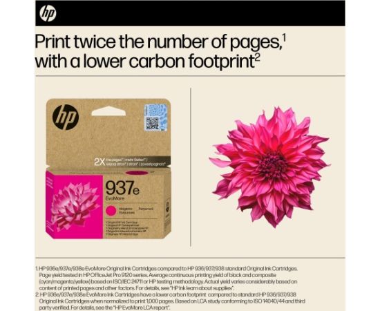 HP 937e EvoMore (4S6W7NE) Ink Cartridge, Magenta