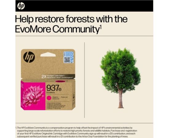 HP 937e EvoMore (4S6W7NE) Ink Cartridge, Magenta
