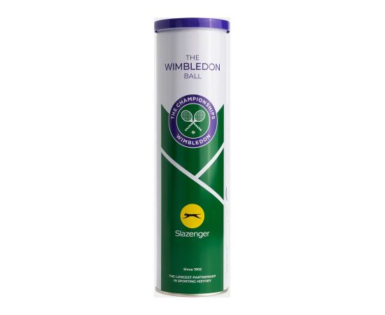 Dunlop Tennis balls SLAZENGER WIMBLEDON 4-tin ITF