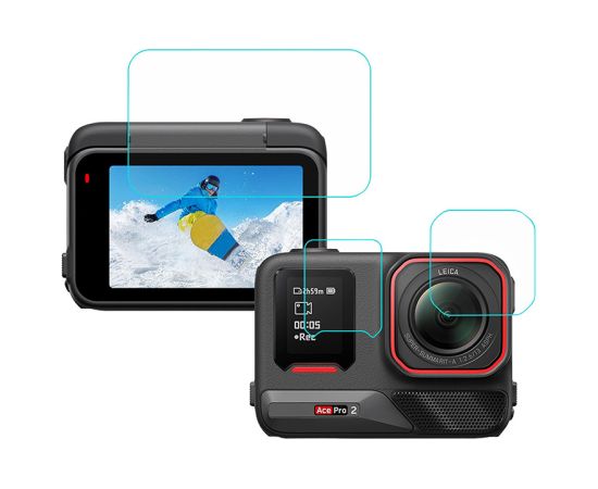 Puluz 3-in-1 protective film for Insta 360 Ace Pro 2
