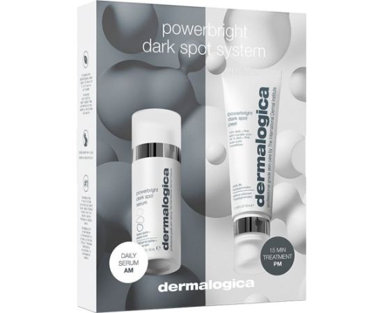 Set Dermalogica: PowerBright, Anti-Dark Spots, Cream, For Face & Neck, 50 ml + PowerBright, Paraben-Free, Anti-Dark Spots, Morning, Serum, For Face, 30 ml Unisex