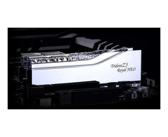 G.Skill DDR5 - 48GB - 6000 - CL - 26 (2x 24 GB) Dual Kit, RAM Silver, F5-6000J2636H24GX2-TR5NS, Trident Z5 Royal, AMD EXPO