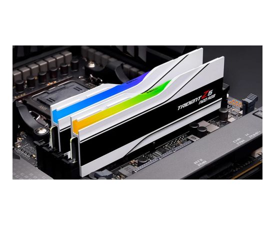 G.Skill DDR5 - 64GB - 6000 - CL - 26 (2x 32 GB) dual kit (white, F5-6000J2636H32GX2-TZ5NRW, Trident Z5 Neo RGB, AMD EXPO) RAM Operatīvā atmiņa