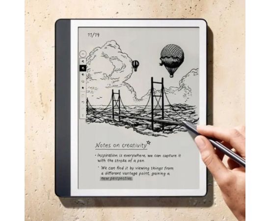 Amazon Ebook New Kindle Scribe - 2024 release 10.2" glare-free 64GB Wi-Fi (Without Lockscreen Ads) with Premium Pen Tungsten