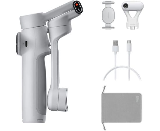 Insta360 Flow 2 AI Tracker Bundle (Stone Gray) - gimbal z modułem śledzenia AI