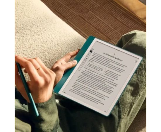 Amazon Ebook New Kindle Scribe - 2024 release 10.2" glare-free 64GB Wi-Fi (Without Lockscreen Ads) with Premium Pen Jade