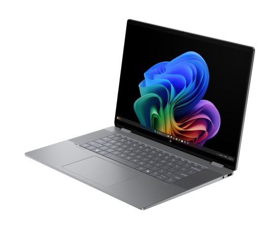 HP OmniBook X Flip AI 16-ar0011nn - Ryzen AI 7 350, 24GB, 2TB SSD, 16 3K 400-nit 120Hz OLED Touch, 5MP IR cam, US backlit keyboard, 68, Meteor silver, Win 11 Home, 1 years   C22MYEA#ABB