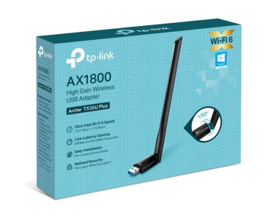 WRL ADAPTER 1800MBPS USB/ARCHER TX35U PLUS TP-LINK Wi-fi Aдаптеры