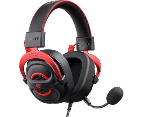 Havit H2002E Pro Headset Wired Head-band Gaming Black, Red