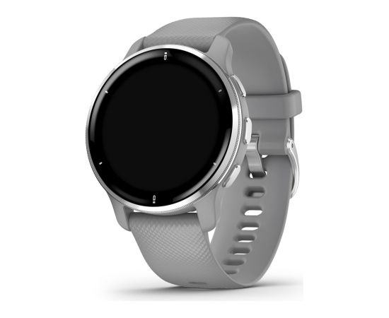 Garmin Venu 2 Plus GPS 3.3 cm (1.3") AMOLED 43 mm Digital 416 x 416 pixels Touchscreen Grey, Silver Wi-Fi GPS (satellite)