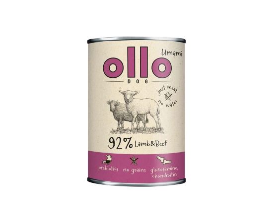 OLLO Umami Lamb and beef - wet dog food - 850g