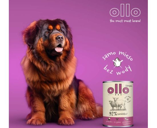 OLLO Umami Lamb and beef - wet dog food - 850g