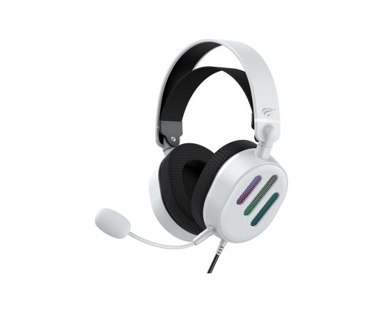 Havit H2038U - gaming headphones, black and white