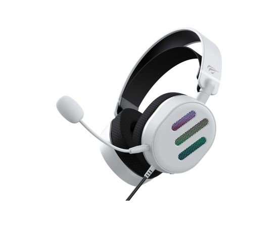 Havit H2038U - gaming headphones, black and white