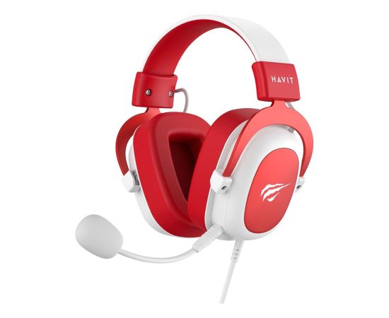 Havit H2002D Gaming headphones White, red Austiņas