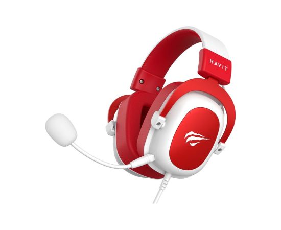 Havit H2002D Gaming headphones White, red Austiņas