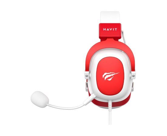 Havit H2002D Gaming headphones White, red Austiņas