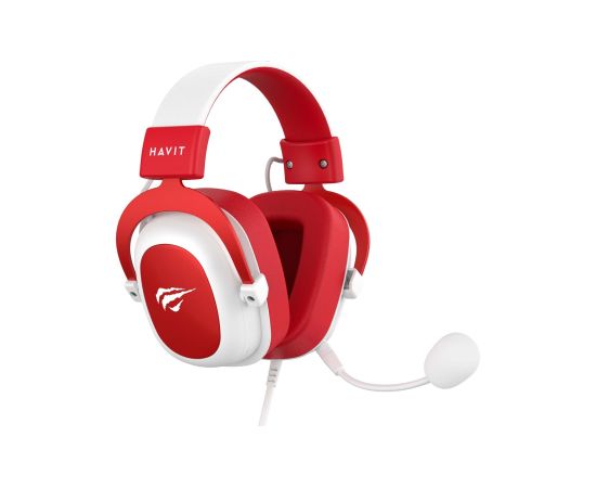 Havit H2002D Gaming headphones White, red Austiņas