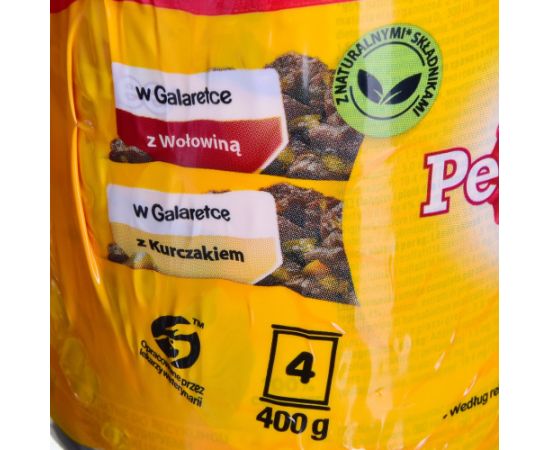 PEDIGREE Beef and chicken with jelly - Wet dog food - 4x400 g