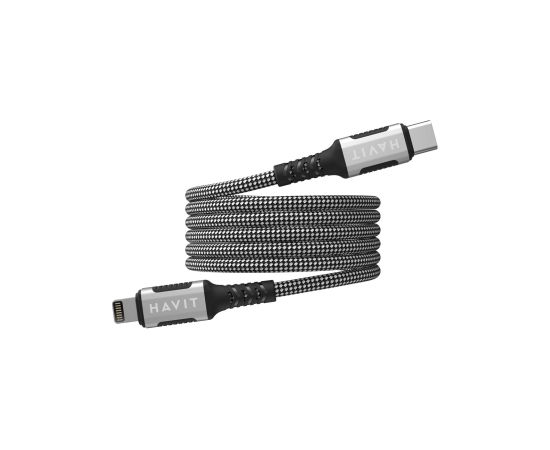 Havit CB6298 - Magnetic USB type C-Lightning cable, 1 m (black)