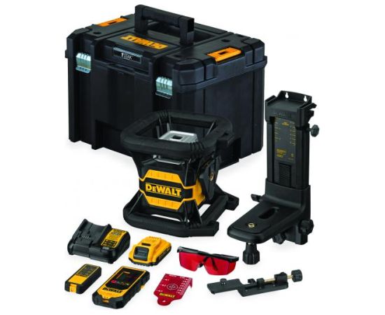 Rotācijas lāzernivelieris DeWalt DCE080D1RS-QW; 18 V; 1x2,0 Ah akum.