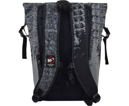 Mugursoma YES T-93 Roll pelēka/melna