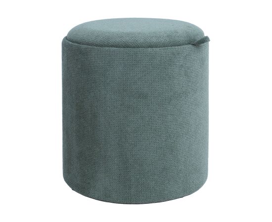 Tumba / galds HIRO D39xH44cm, zaļš, ar uzglabāšanās vietu un paplāti