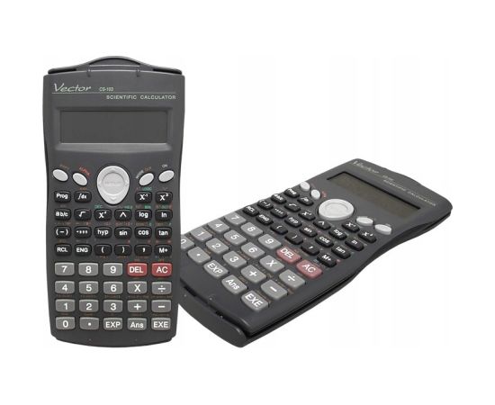 Vector KAV CS-103 scientific calculator, 279 functions, 80x170mm, black