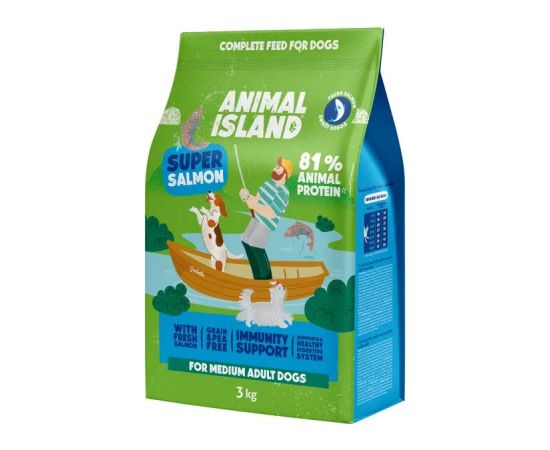 ANIMAL ISLAND Super salmon - dry dog food - 3kg