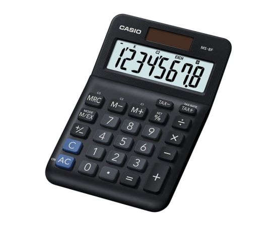 Casio MS-8F black office calculator