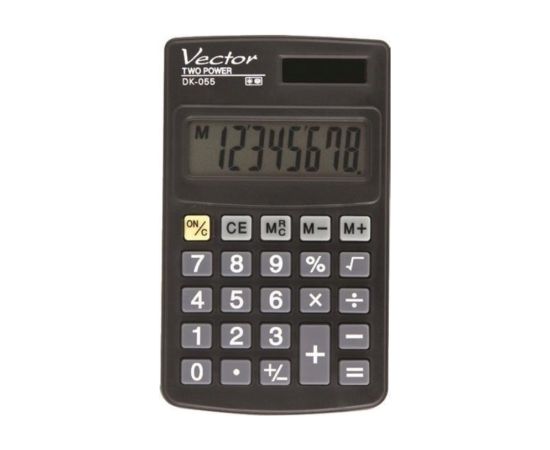 Vector DK-055 Pocket Calculator, Black