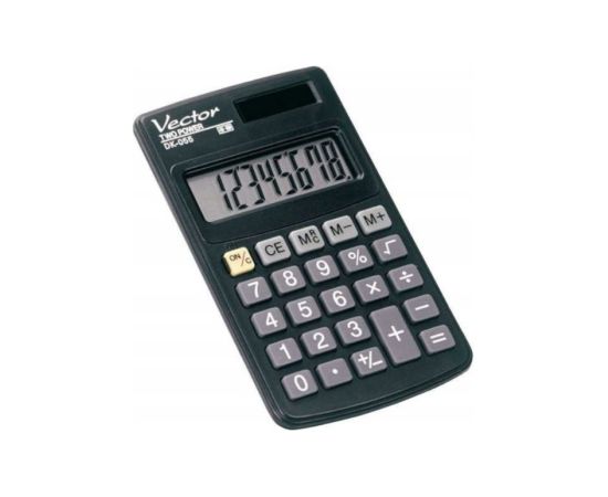 Vector DK-055 Pocket Calculator, Black