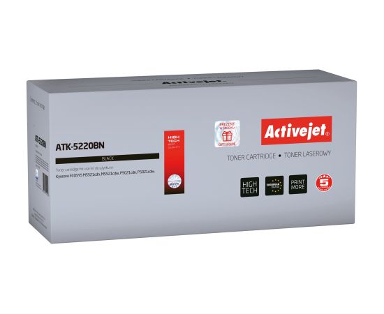 Activejet ATK-5220BN toner (replacement for Kyocera TK-5220K; Supreme; 1200 pages; black)