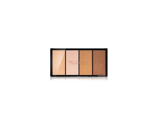 Makeup Revolution Revolution Re-Loaded Highlighter Palette - Brightener palette 20 g Lustre Lights Warm