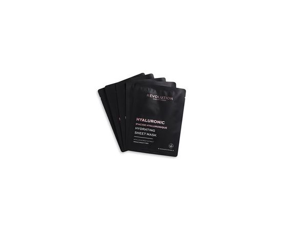 Revolution Skincare Biodegradable Hydrating Hyaluronic Acid Sheet Mask - A set of face masks