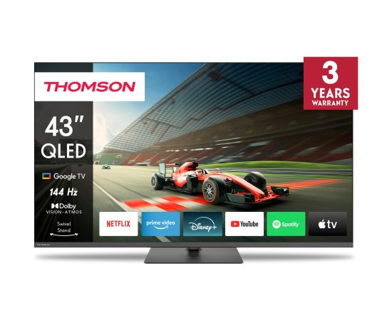 THOMSON 43QG7C04 43" 4K Ultra HD Flat QLED Pro