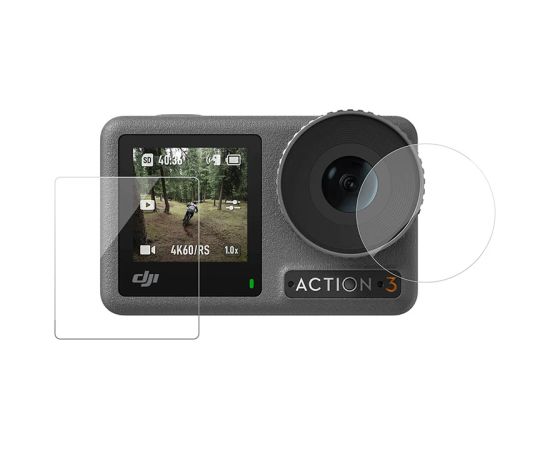TELESIN tempered glass for DJI Osmo Action 5/4/3 Aksesuāri sporta kamerām