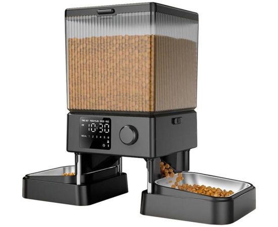 Oneisall dual automatic pet food dispenser without WIFI