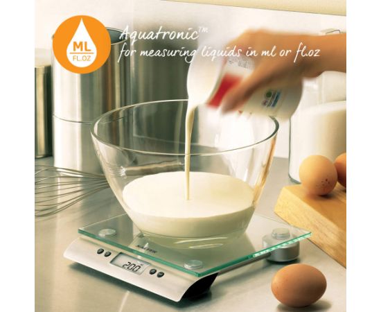 Salter 3003 SSSVDRCEU16 Aquatronic Glass Digital Kitchen Scale