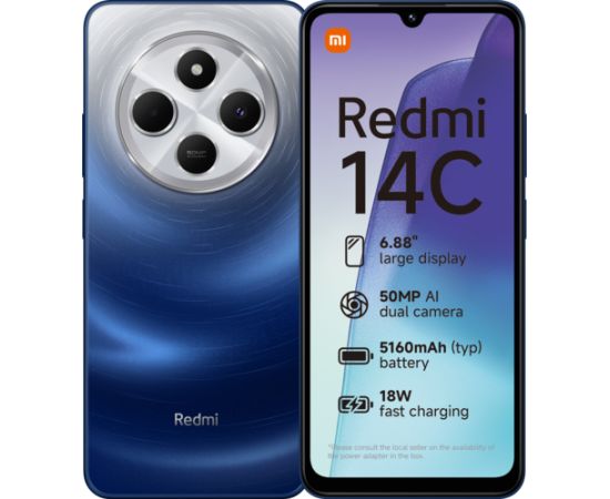 Xiaomi Redmi 14C 4/128GB Starry Blue