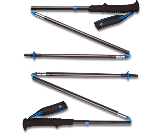 Black Diamond Distance Z Trekking poles, fitness equipment (grey, 1 pair, 120 cm)