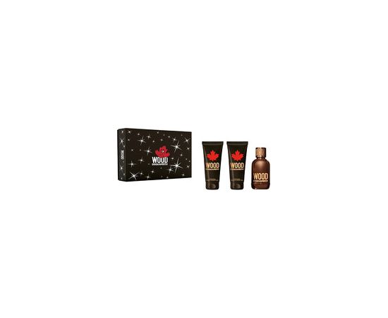 Dsquared2 Wood pour Homme Gift set EDT 100 ml, shower gel 100 ml and After Shave Balsam 100 ml 100ml