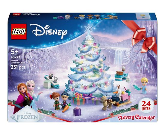 LEGO Disney Kraina lodu Kalendarz adwentowy na 2025 rok (43273)