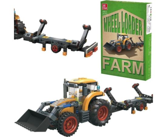Trifox Klocki traktor ładowarka 250 elementów