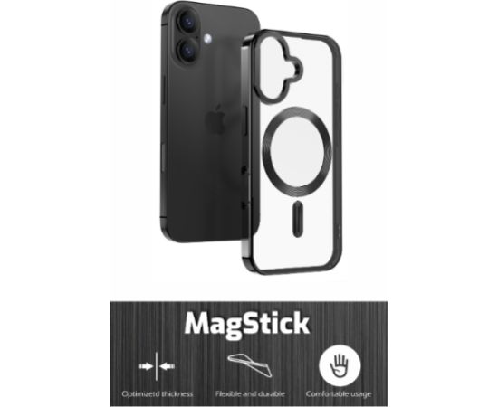 Swissten Clear Jelly MagStick Metallic Case Чехол для Apple iPhone 17 Pro