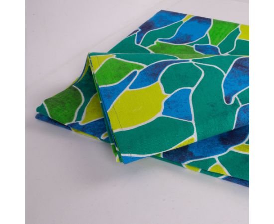 Table mat LONETA NEW 136x220cm, green leaves